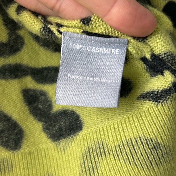 Hannah Rose leopard print cashmere sweater - Picture 4 of 5